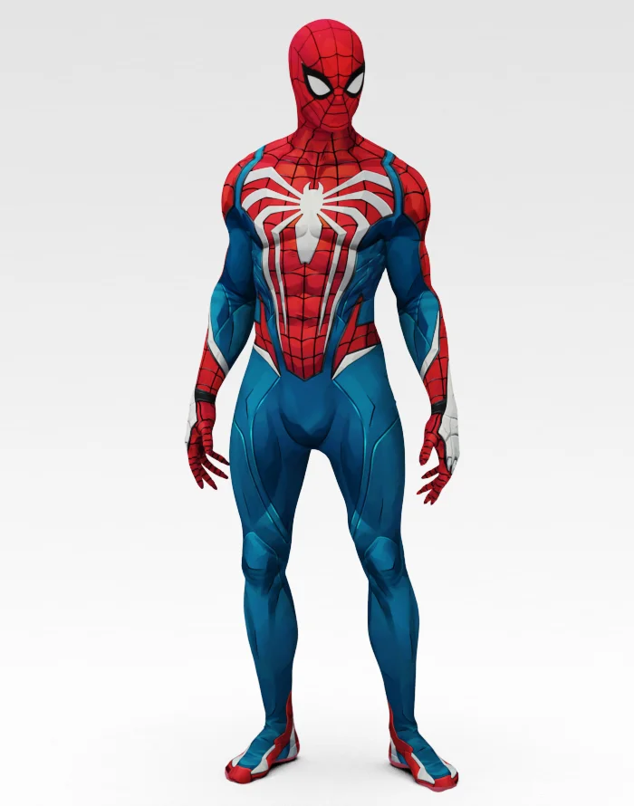 

Spider Rivals PS5 Costume Spandex Halloween Spider Superhero Cosplay Costume Bodysuit