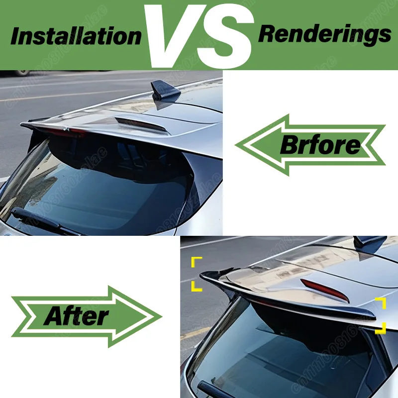 For Ford Focus MK4 ST-LINE 2019 2020 2021 2022 2023 2024 2025 2026 Automobile Rear Trunk Rear Spoiler Body Modification Kit view 2