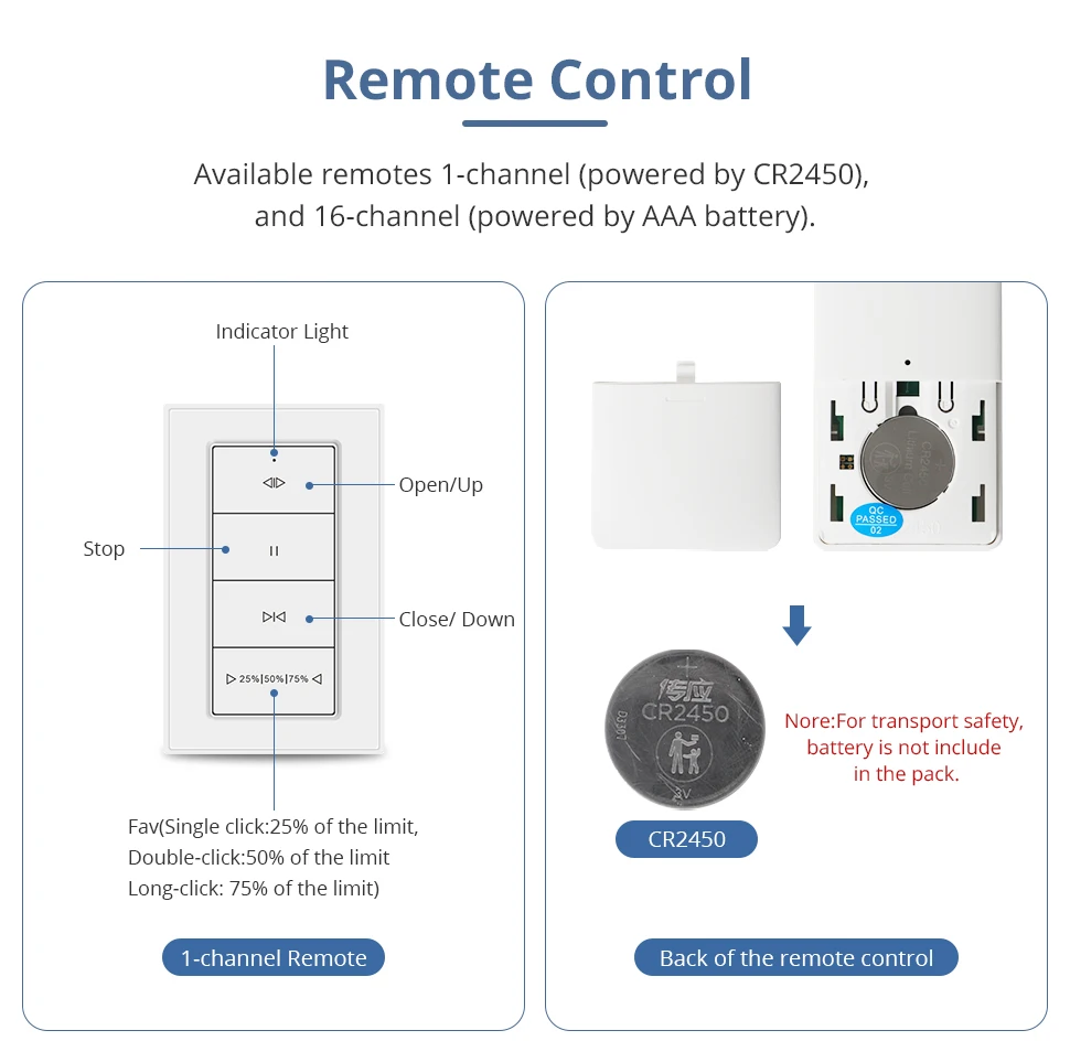 Zemismart Matter Thread Wiederaufladbarer Rolladenmotor für 20 25 28mm Rohre, Kompatibel mit Homekit, Google Home, Smartthings, Alexa – Detail 5