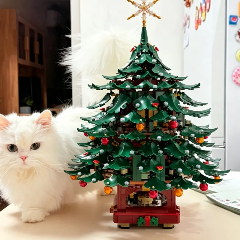 2026 Fresh Launch 3171PCS Christmas Tree Building Bricks DIY Model  Household Decor Xmas Birthday Presents Party Toys gifts