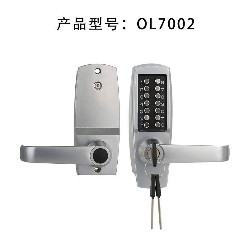 

Mechanical Combination Lock for Outdoor Garden Gate Exterior Aluminum Art Door Waterproof UV Resistant Zinc Alloy Lock