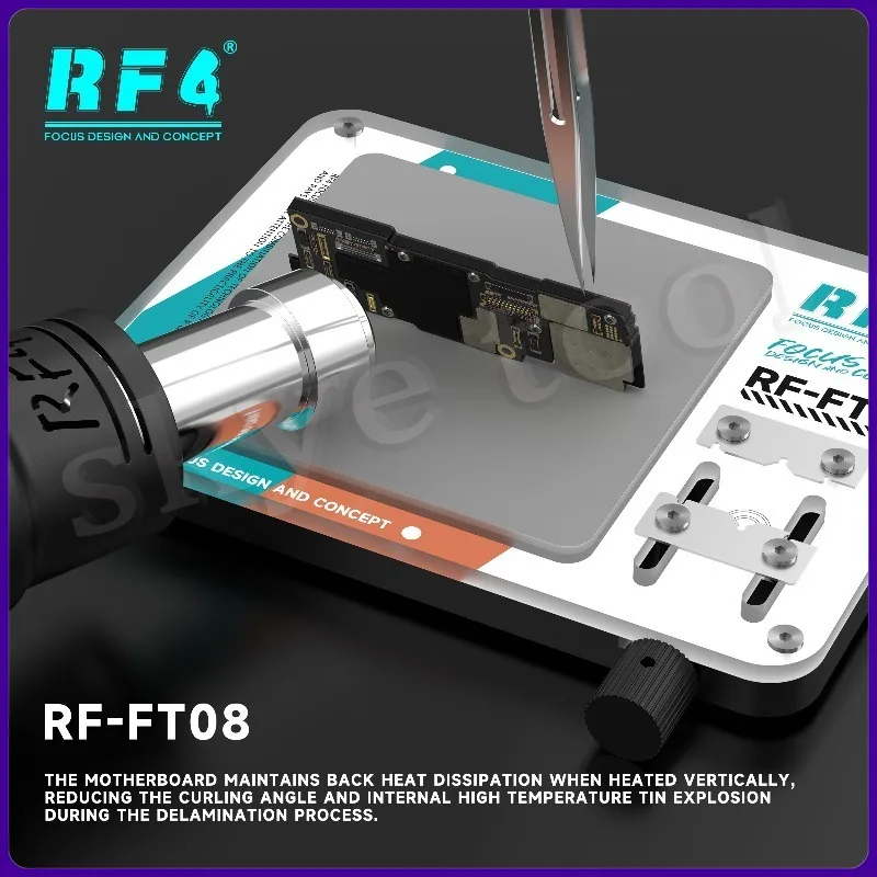 

RF4 RF-FT08 Multi-functional Repair Work Matfor Mobile Phones CPU IC Precision Components Holder Repair Soldering Tool