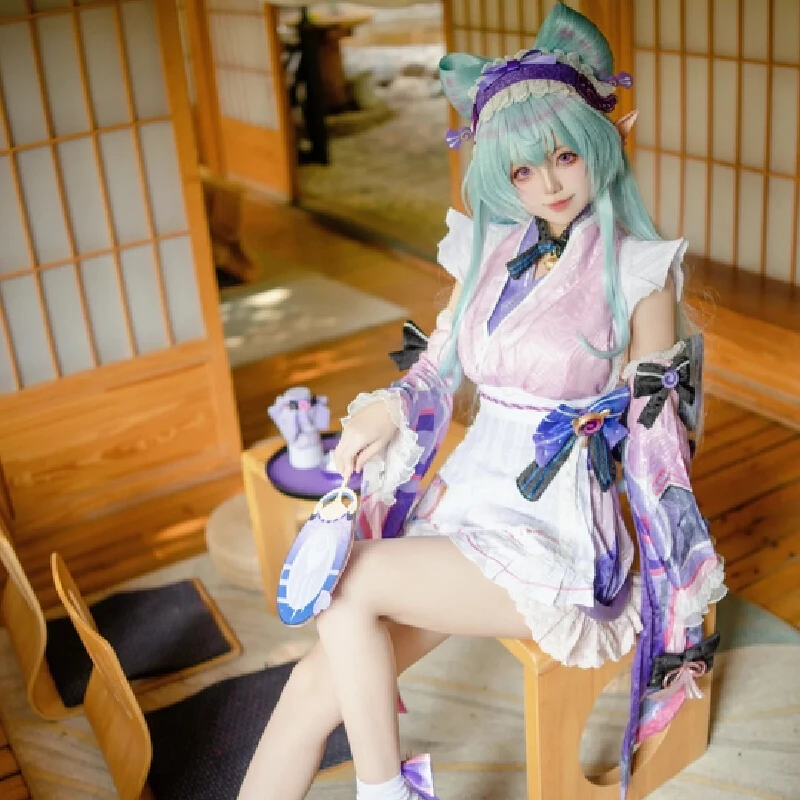 

Yume No Tsuki Haru Cosplay Costume Complete Set Anime Role-Playing Yanyan Maid Suit For Women High Quality Cosplay Clothes