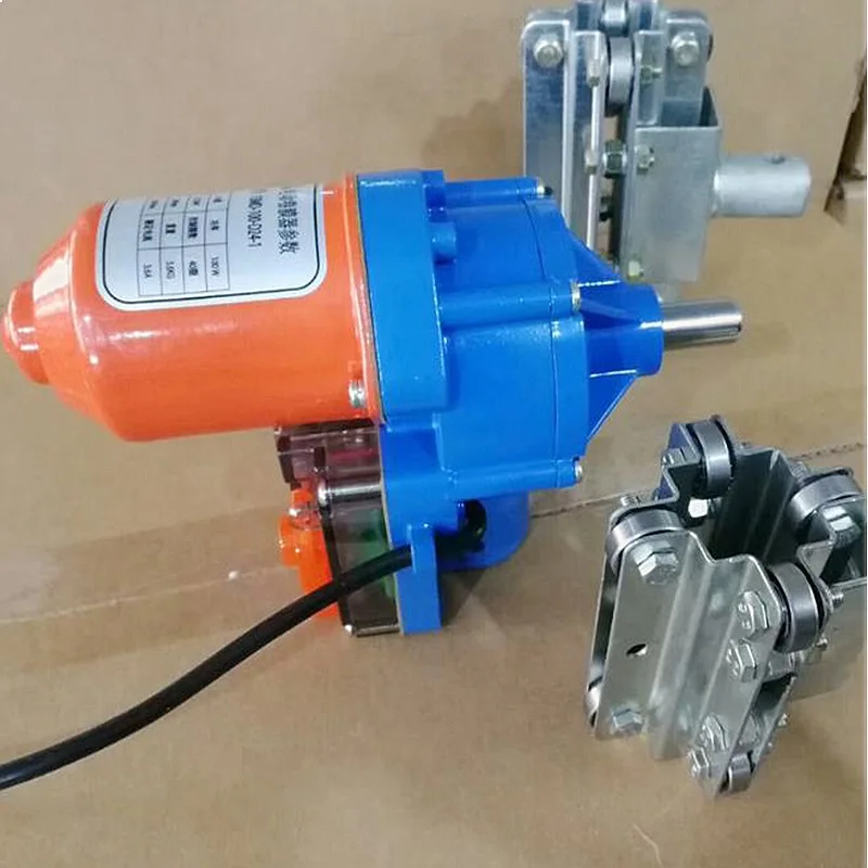 Electric Film Roller Greenhouse Roll Up Motor 100W DC24V Film Winding Machine