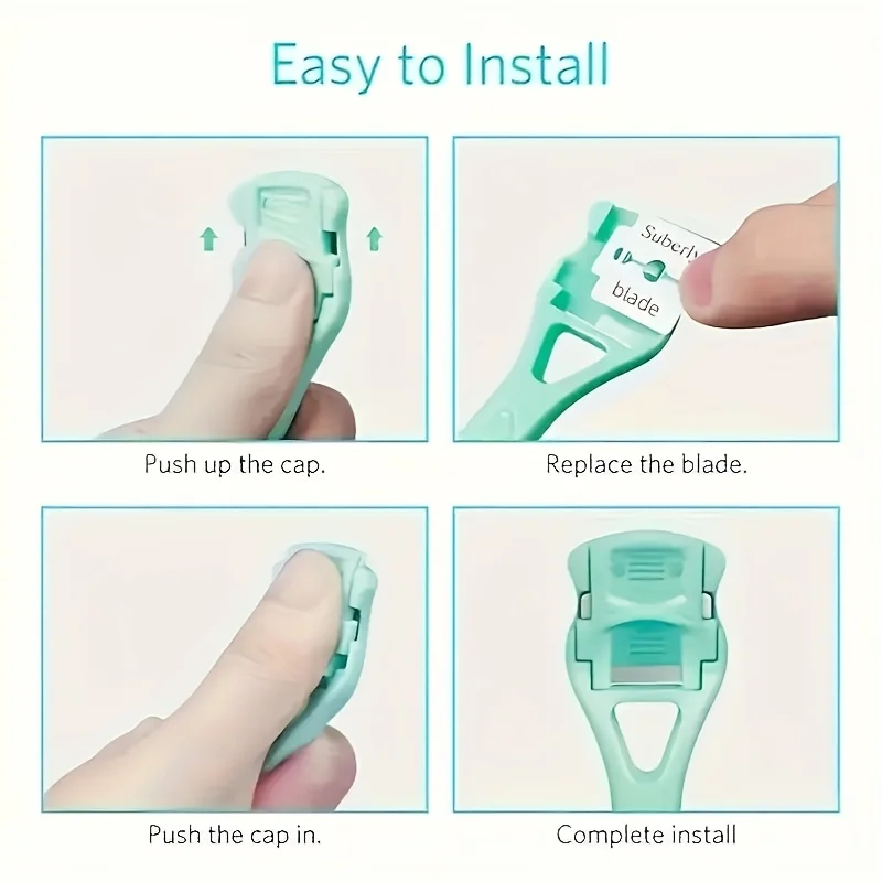 1 peça raspador de pé removível para remover pele morta e calos nos pés, aparador de pés para cuidados pessoais