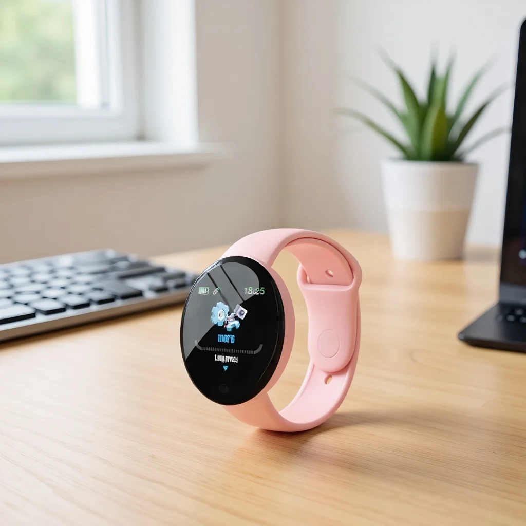 

Round Digital Smart Sport Watch - LED Bluetooth Wrist Watch for Men/Women/Kids