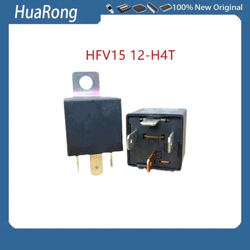 2Pcs/Lot HFV15 12-H4T 12VDC 40A 12-H4T 12V  HFV15 4PIN