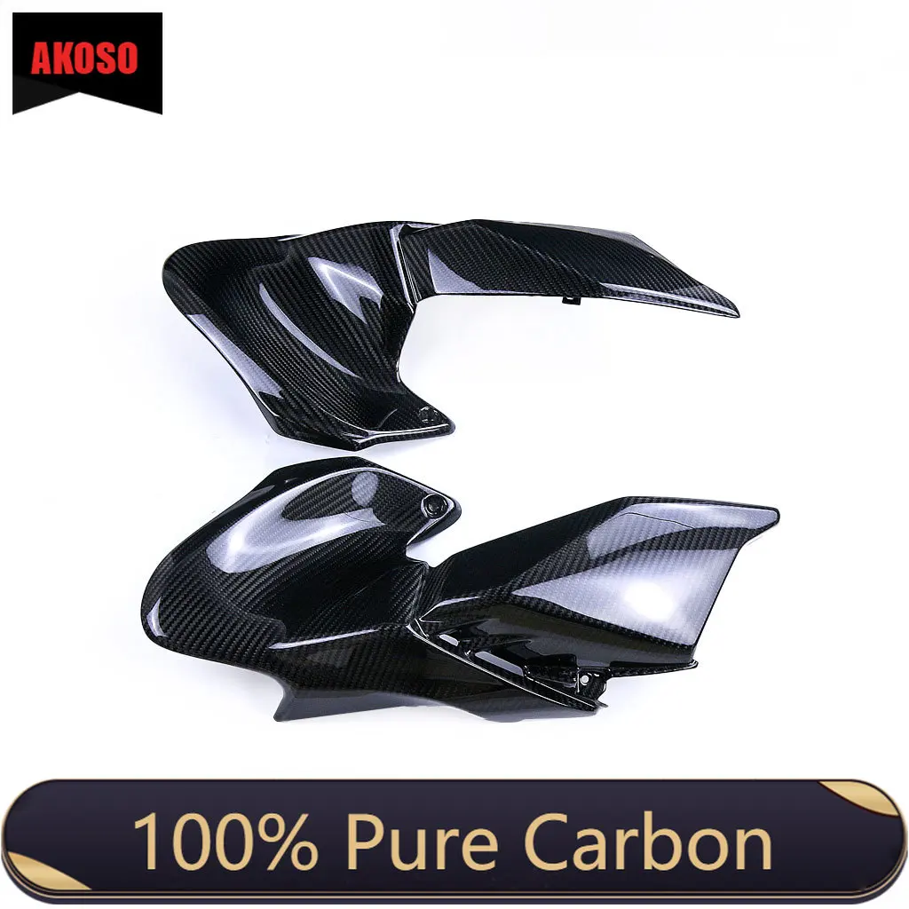 

100% Full Dry Carbon Fiber Side Panels Covers Motorcycle Carbon Fiber Fairings Kits For Kawasaki Z900 2020 2021 20202