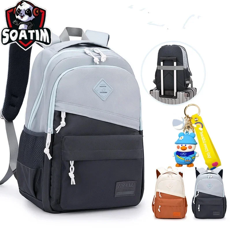 Sacos escolares impermeáveis para crianças, Kids Orthopedic Schoolbag, Kids 'Bookbag, Mochila escolar primária