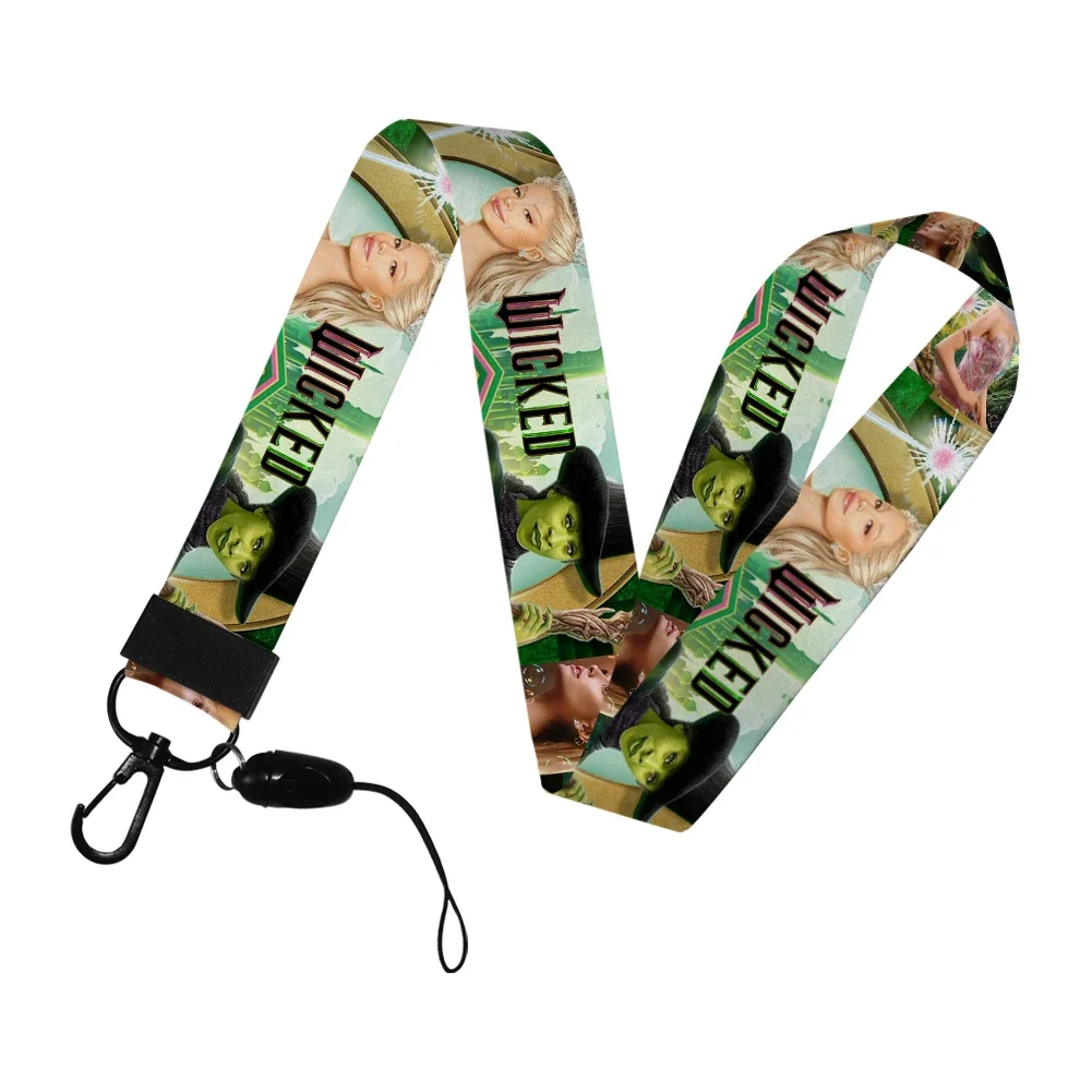 جديد وصول شريرة غليندا و Elphaba بطاقة الحبل معرف شارة حامل تمرير غطاء زلة حامل بطاقة الائتمان البنك حزام