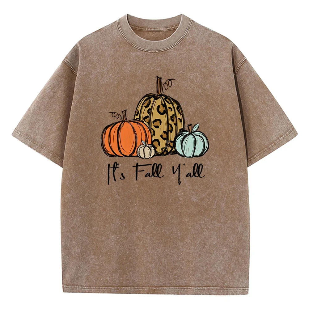 It'S Fall Yall. The Food Is Already Ripe Mans Tee Clothing Fitting Round Neck Tees Leisure S-Xxxl T Shirts Pleasure Casual Tops