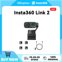 Insta360 Link 2 PTZ 4K Webcam For PC Mac Link 2 AI Tracking Gesture Control AI Noise-Canceling 4K Webcam Link2 4K Webcam