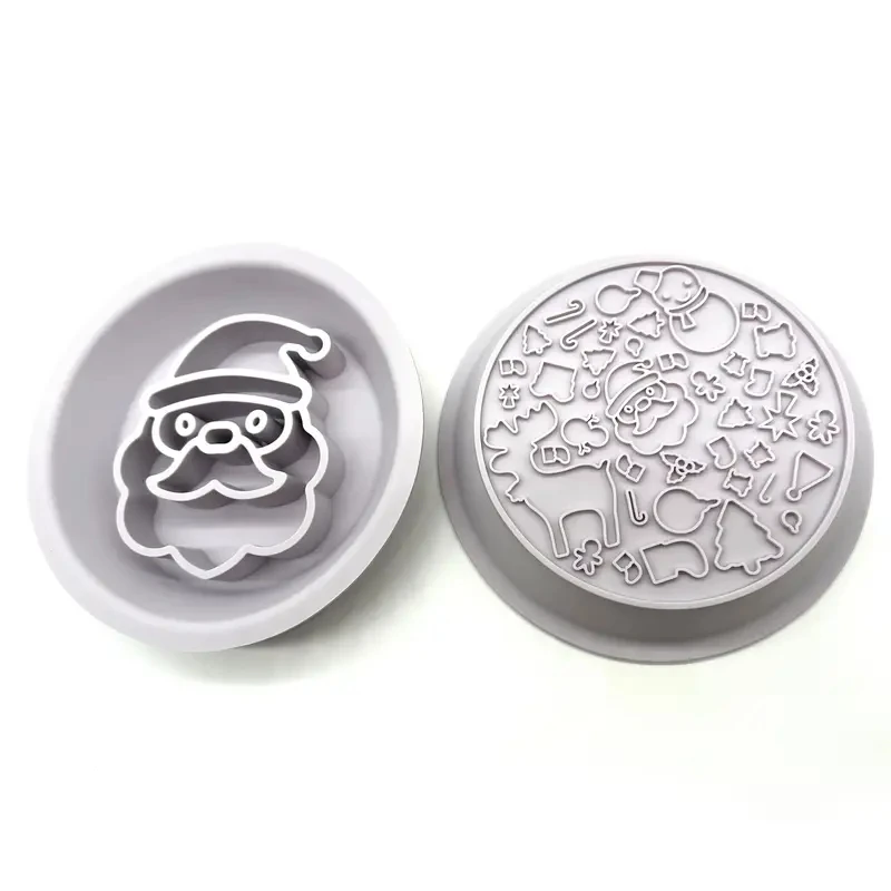 Silicone Christmas Design Pet Slow Feeding Bowl, Dog Licking Bowl With Suction Cup, Non-slip Bite Resistant Dog Placemat