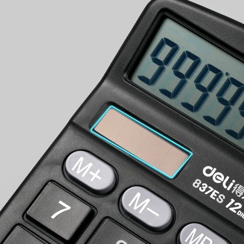 Imagem -03 - Calculadora Científica do Escritório Financeiro Grande Display Solar Dual Energy Bateria aa Não Incluída Calculadoras para Reunião de Imposto