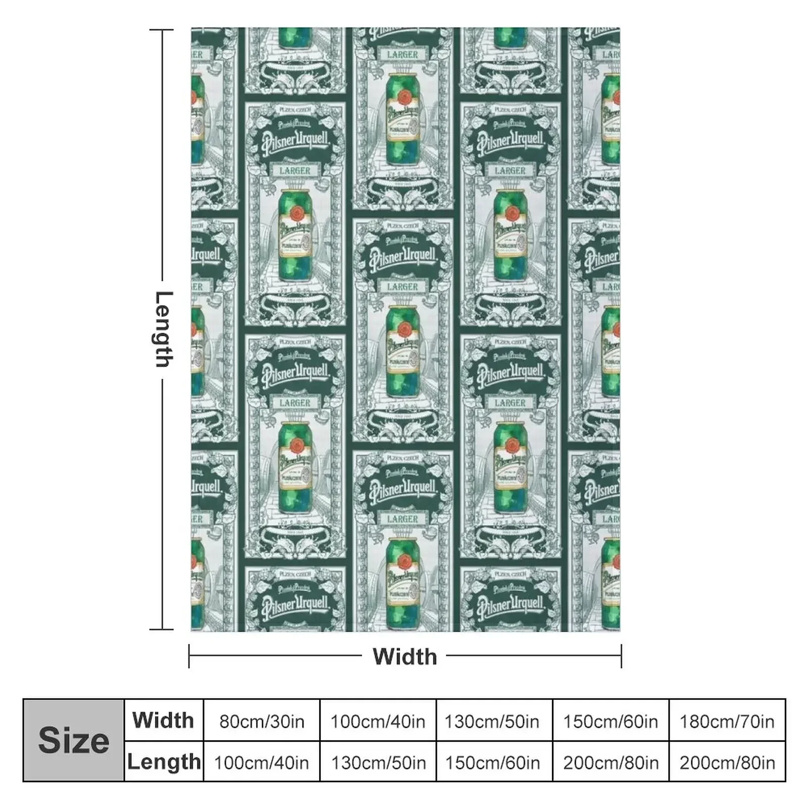 Pilsner urquell beerr pilsen Throw Blanket Bed linens Sofa Quilt Blankets