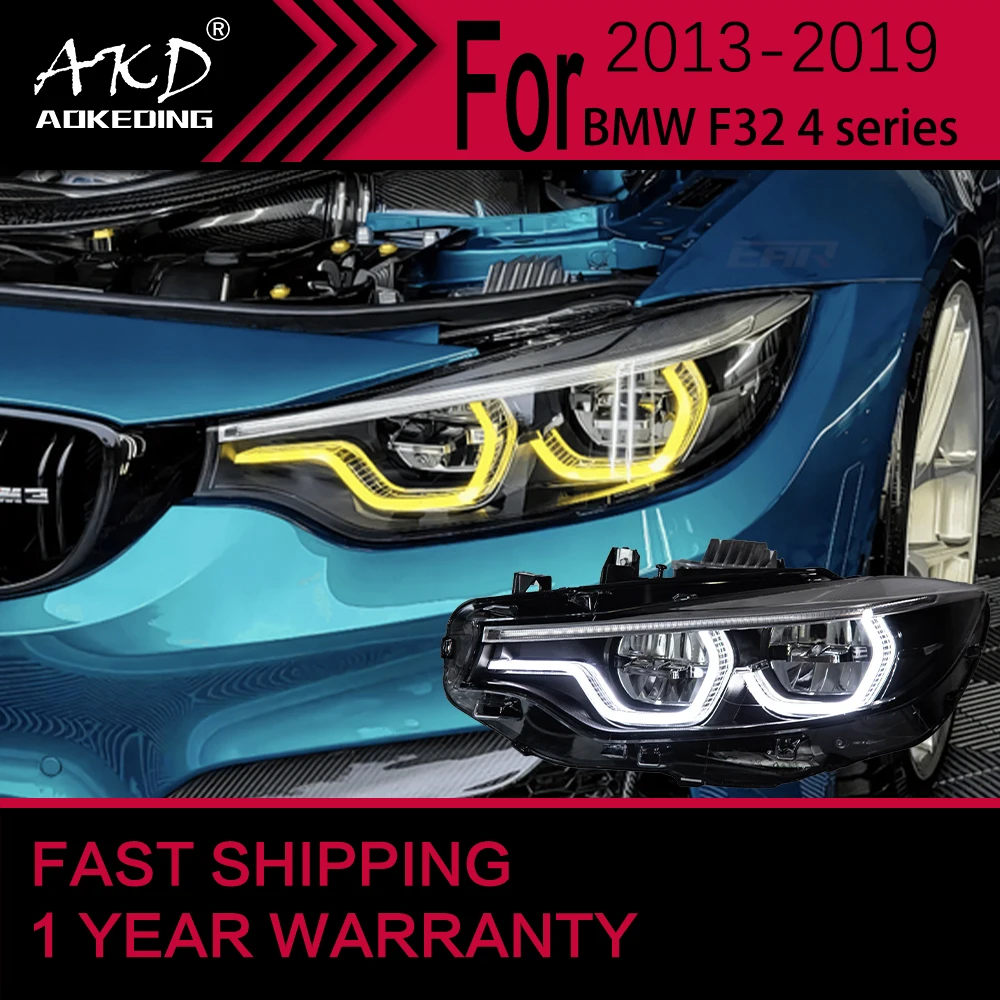 

Автомобильные фары для BMW F32 F36 M4 Светодиодные фары 2013-2019 4 серии 425i F82 M3 Фара Drl Объектив проектора Автомобильные аксессуары