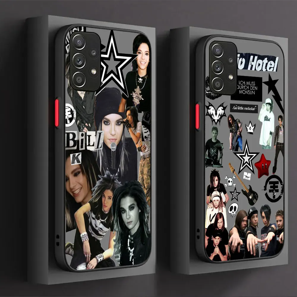 Tom Bill Kaulitz Tokio Hotel Case For Samsung Galaxy A73 A72 A71 A53 A52 A52S A51 A42 A33 A32 A31 A23 A22 A14 A13 5G Matte Cover