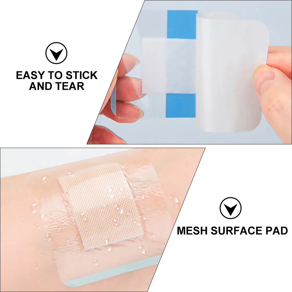 50 قطعة من رقع حماية السرة المقاومة للماء لبطن الطفل والاستحمام والسباحة وملصقات أزرار البطن قابلة للتنفس للعناية بالحبل لحديثي الولادة