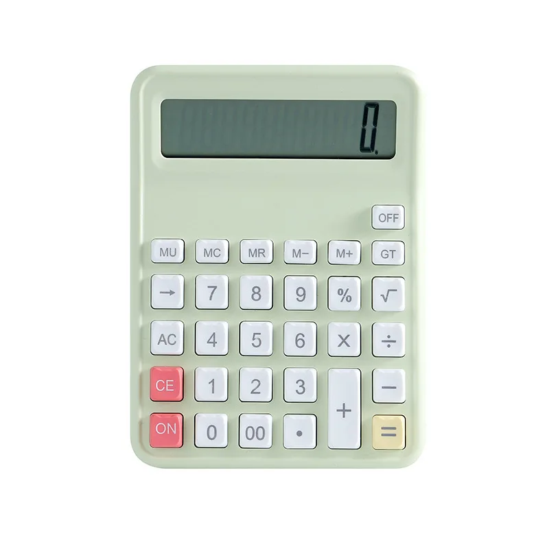 

Compact & Portable Calculator with Silent, Soft Keys, Big Display, Ideal for Learning/Calculation/Accounting