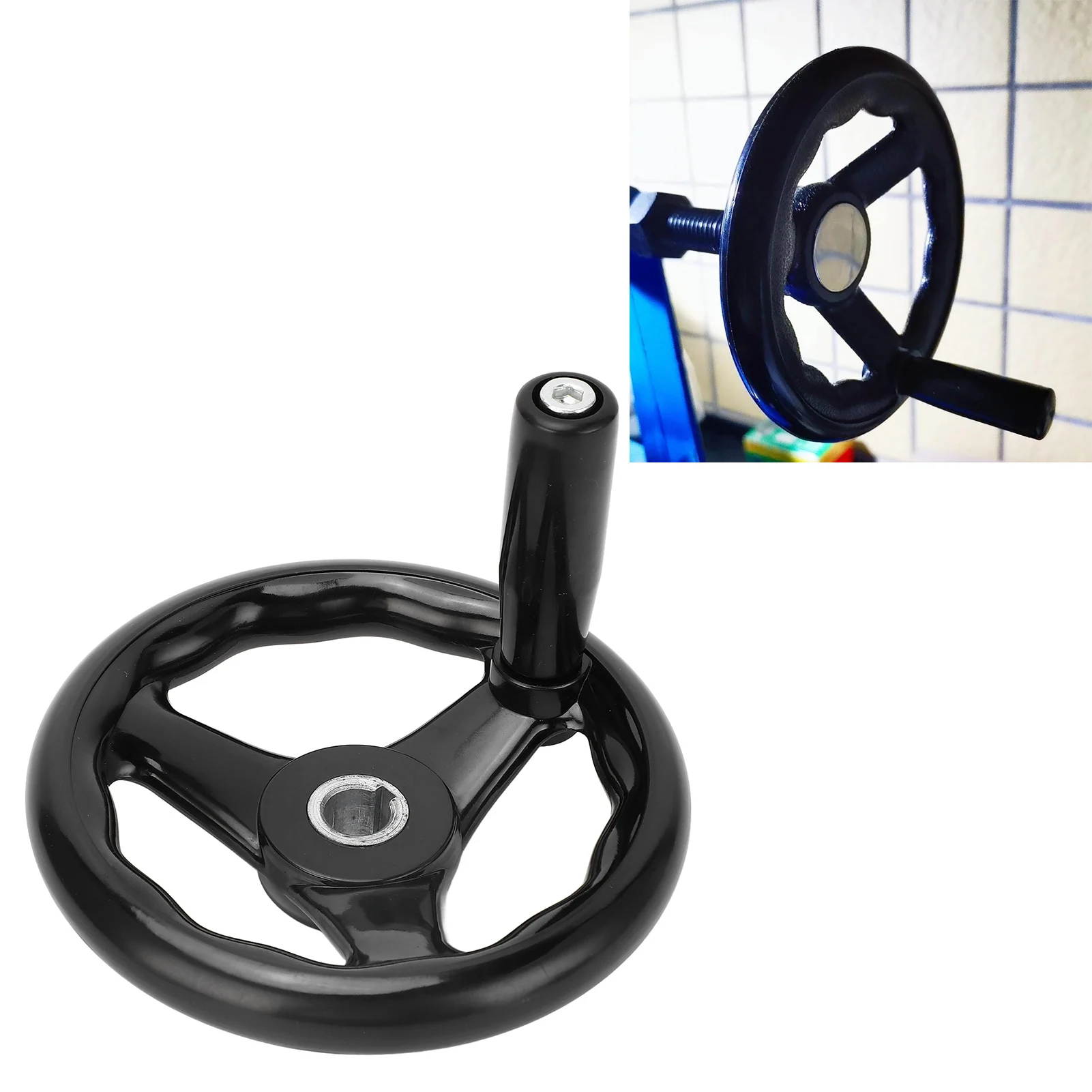 16 X 160MM Lathe Hand Wheel Round Universal Handwheel Digital Handwheel for Milling Machines Grinders