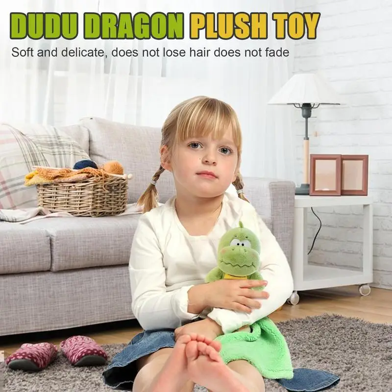 Dinosaurier Plüsch Kleines grünes Dino Plüschtier Niedlicher gefüllter Dinosaurier Kawaii Kinderspielzeug Plüschpuppe Kissen Geschenk Geburtstag für Kinder