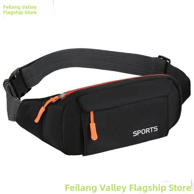 

Men's Sporty Lightweight Crossbody Bag Simple Design Mobile Phone Waist Pack Multi-Functional Waterproof Casual Bag