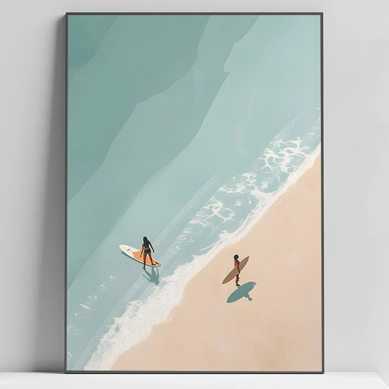 

Summer Girl Swimming Pool Party Beach Sea Ocean Boat Wall Art Prints Nordic Poster Interior Posters Room Decor Vintage For Home