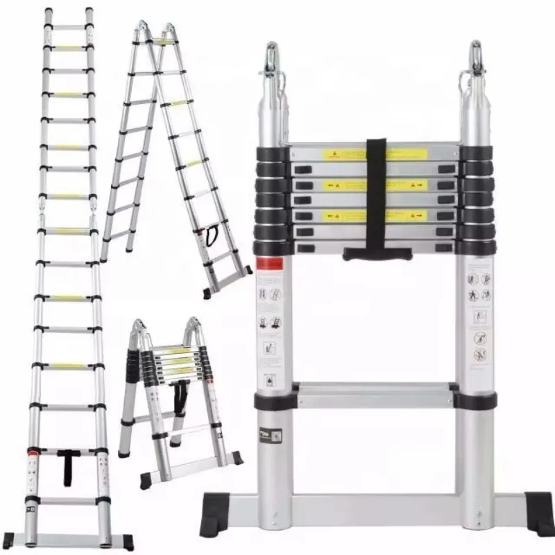 Multi-Purpose Aluminum Folding Telescopic Telescoping Extension Ladder