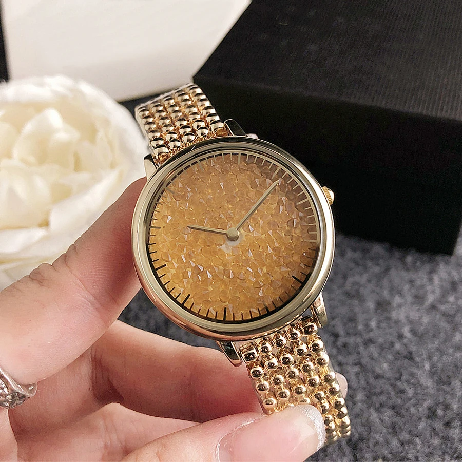 Ensemble de montres à quartz pour femmes, bracelet en acier diamant, cadeaux pour filles, mode, nouveau, 2024