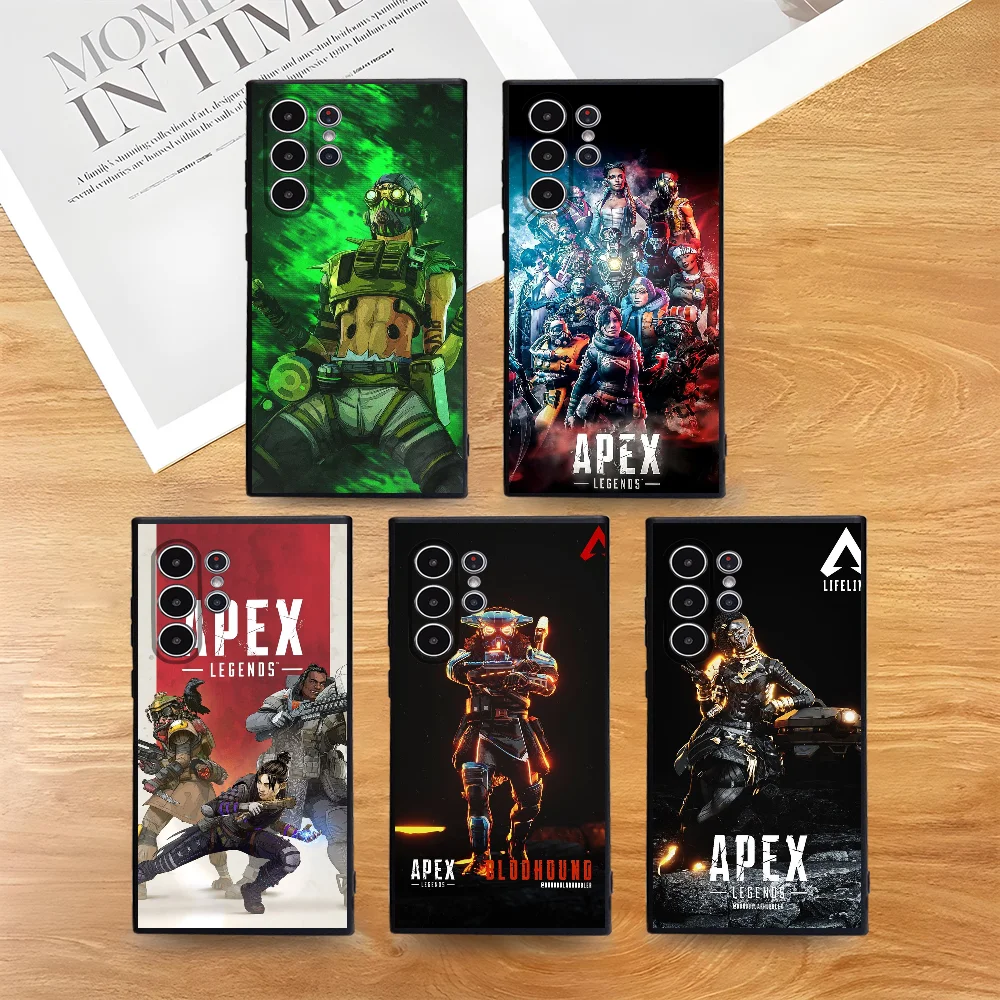 

Apex L-Legends Phone Case For Samsung Galaxy S25 S24 S22 S23 Ultra S21 S20 Plus 5G Frosted Non-Slip Full Cover Soft Case