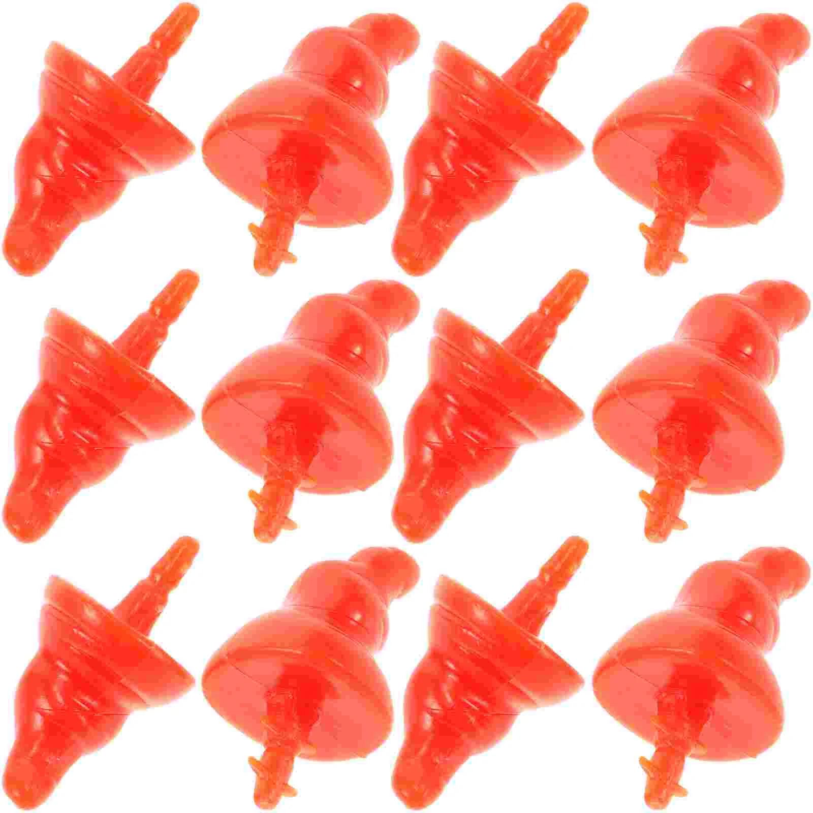 100 stuks sneeuwpop neus speelgoed decor plastic kerst knutselbenodigdheden voor kinderen volwassenen feestelijke vakantieprojecten glad