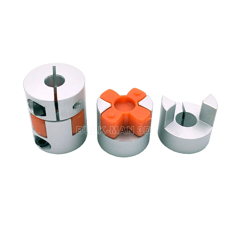 Due griffe D25L30 accoppiatore alluminio prugna giunto albero flessibile connettore motore passo-passo CNC 6.35mm 7mm 8mm