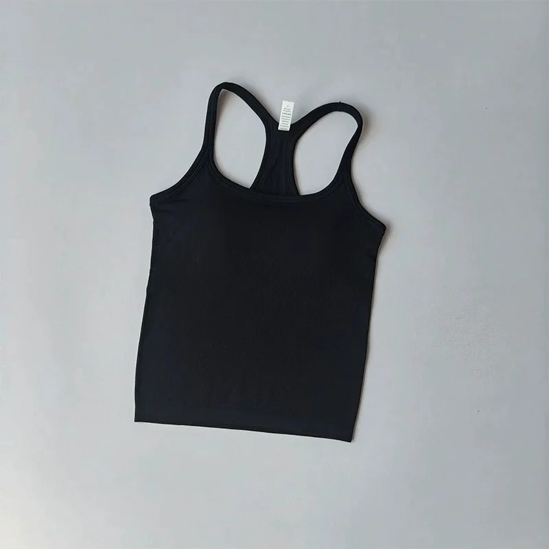 Nahtloser Yoga-BH für Damen in I-Form, stoßdämpfend, mit Brustpolster, schnelltrocknend, dehnbar, ideal für Fitnessstudio und Laufen. – Detail 11