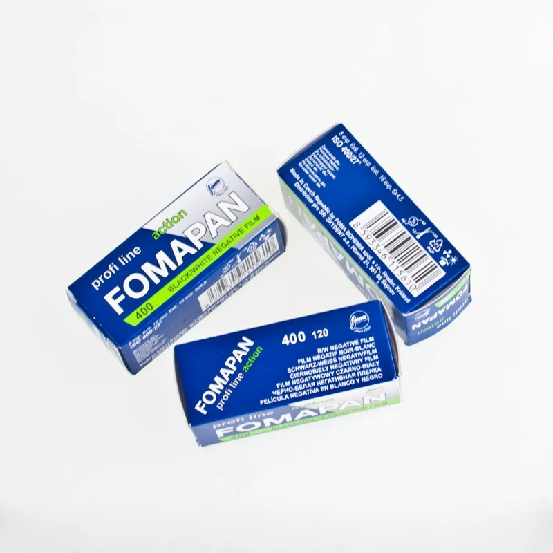 1-10 ROLL Original FOMAPAN Action 400 Black White 120mm Film Negative Film ISO 400 Suitable Retro Film For Kodak 120 Film Camera