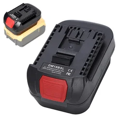 Adapter Converter for Dewalt 20V for Milwaukee 18V Li-ion Battery Converted To for Bosch 18V Lithium-ion Power Tool Use