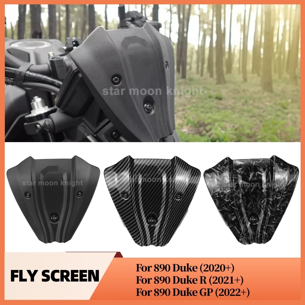 

Fly Screen DUKE890 Windshield Windscreen Airflow Wind Deflector For 890 Duke (2020+) R (2021+) GP (2022+) Motorcycle Accessories