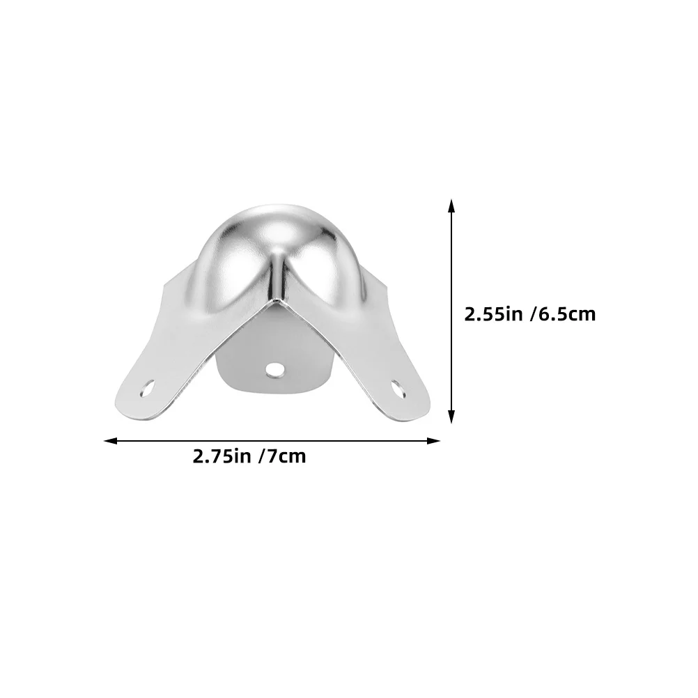 ตัวป้องกันมุมโลหะ 4 ชิ้น ป้องกันการกระแทก สำหรับตู้ โต๊ะ โครงเตียง เฟอร์นิเจอร์ อุปกรณ์ป้องกันการชน