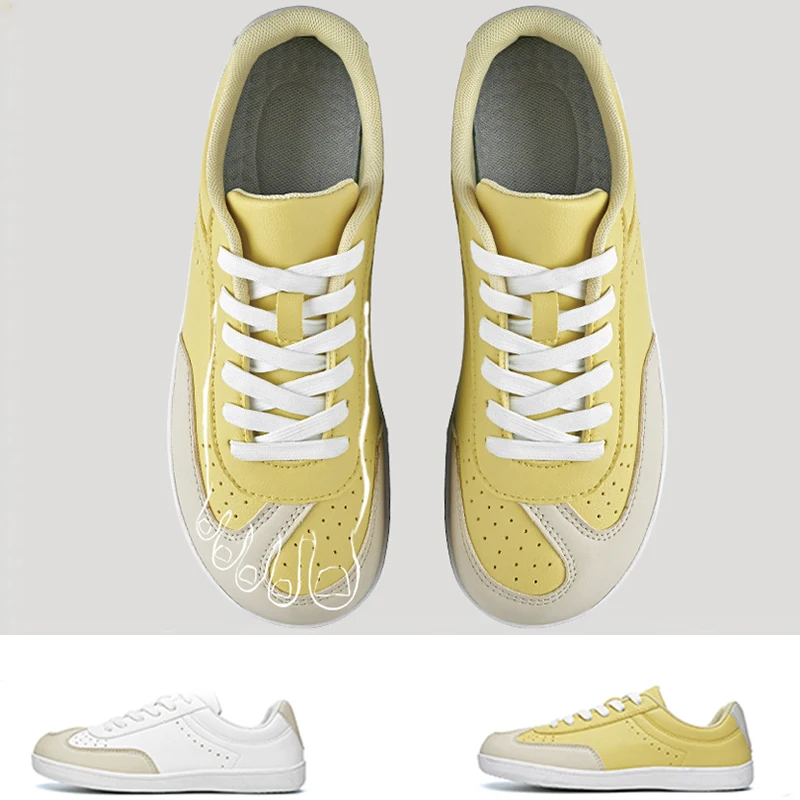 

New Unisex Wider Shoes Breathable Mesh Men Barefoot Wide-toed Shoes Brand Flats Soft Zero Drop Sole Wider Toe Sneakes Large Size