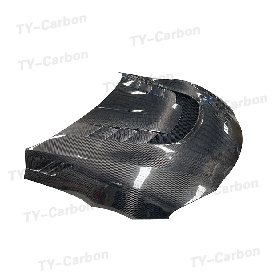 Varis Style Real Carbon Fiber Front Bumper Engine Hood Cover Accessories for Toyota Supra A90 Car Engine Hood Bonnet FRP - view 3