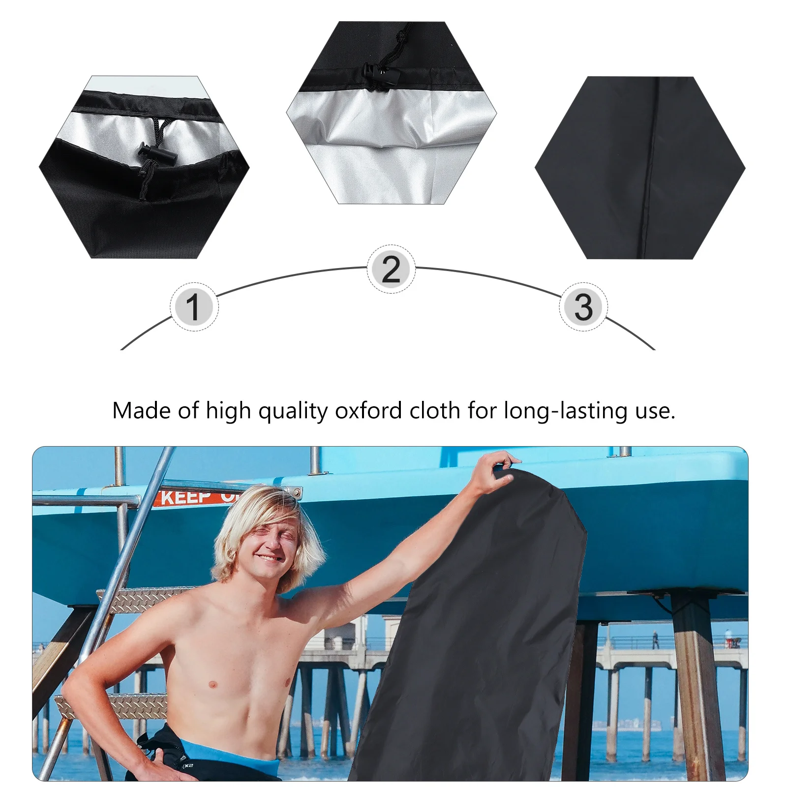 1 قطعة غطاء لوح التزلج مقاوم للماء أكسفورد القماش واقية في الهواء الطلق على الجليد تخزين مجلس توفير حقيبة المحمولة غطاء خفيف الوزن