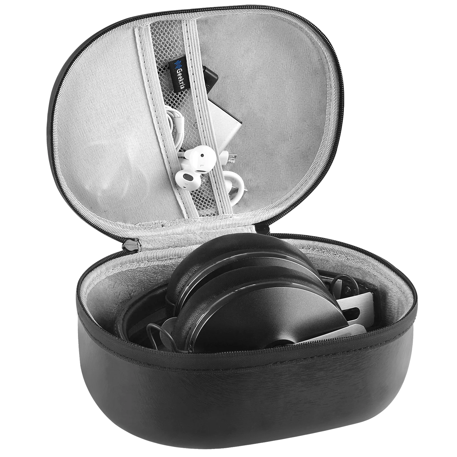 Imagem -03 - Geekria Wireless Headphones Case Pouch para Sennheiser Momentum Hd450bt Pxc550ii Fone de Ouvido Portátil Tampa Headconjunto Box