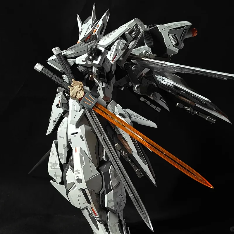 ชุดประกอบโมเดลพลาสติก Robox Animation Mg 1/100 Bailu (Air Combat Custom) พร้อมโครงสร้างภายในโลหะผสม - ของเล่นหุ่นยนต์แอคชั่นฟิกเกอร์