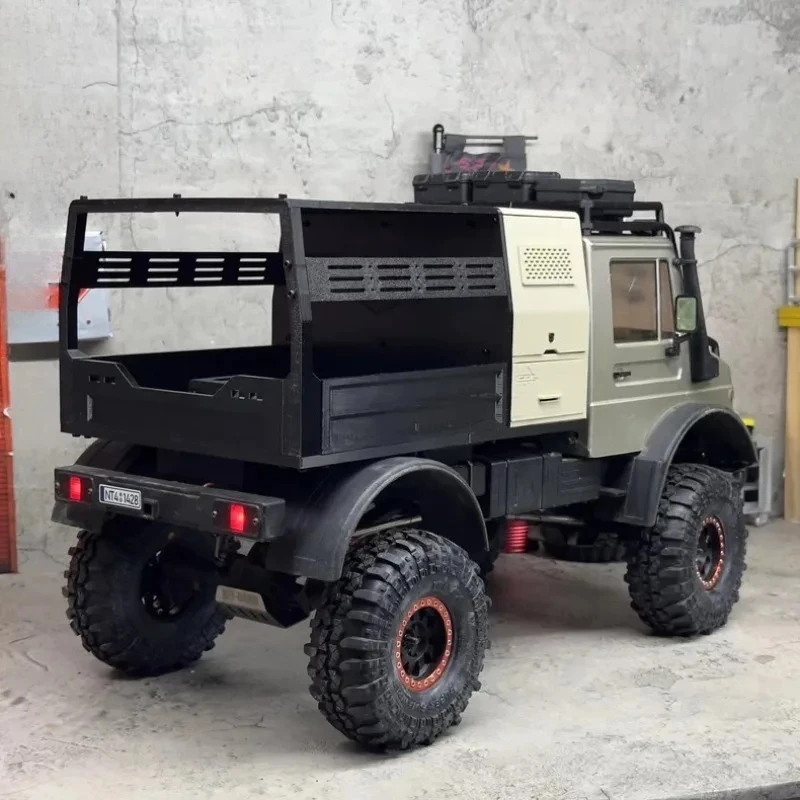 

1/10 Scale CROSSRC EMO NT4 NT6 Crawler Simulation Unimog Australia Hunting Style Container Rear Hopper Modification Accessories