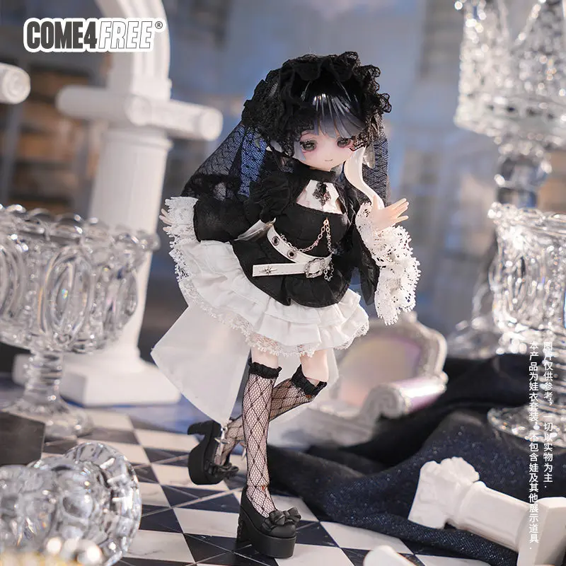 COME4FREE Fairy Tale Series Revelation 1/8 BJD Doll Clothes Dress Set Outfit for 1/8 Scale Dolls Cute Collectible view 3