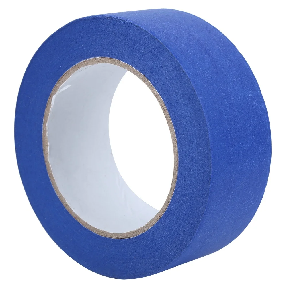 Blue Masking Tapes DIY Car Painting Spraying Adhesive Tape Decor for 3D Printer 45mmx50m