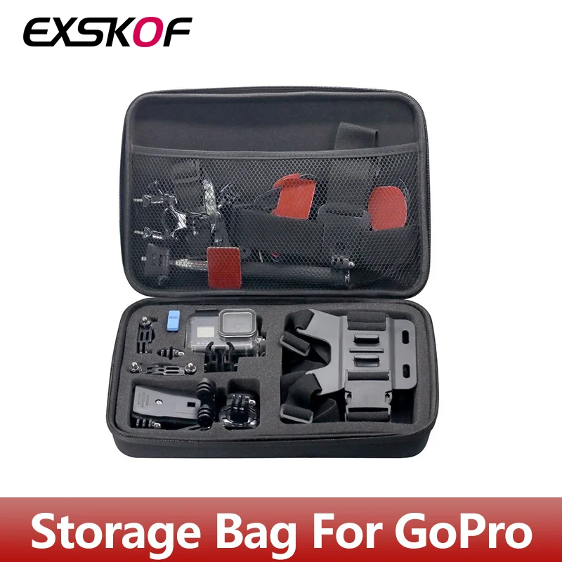 Carrying Case Storage Bag Travel Carry Box For Gopro Hero 13 12 11 10 9 8 7 SJCAM AKASO DJI Osmo Action 5 4 3 Camera Accessories