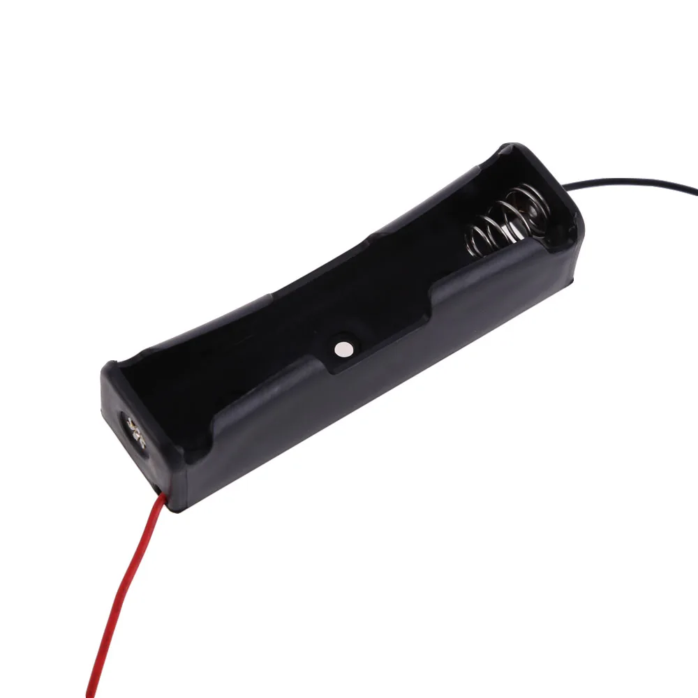 5 Pcs New 18650 17500 18500 Battery 3.6~4.2V Clip Holder Box Case Black view 6