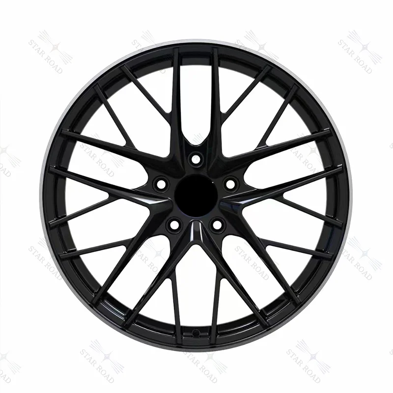 RCSR 5x112 5x120 5x114.3 High Quality Passenger Car Wheel Aviation Alloy One-piece Rim forz Ford Mustang