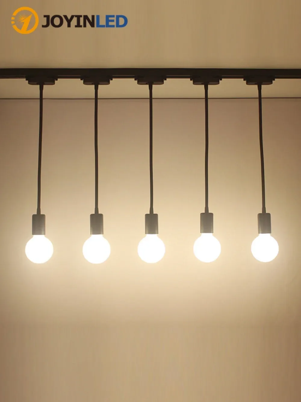 Modern Track Spotlight para Restaurante e Loja de Roupas, Segunda Linha Luz de Teto, 360 ° Slide Light, Personalidade Simples, E27