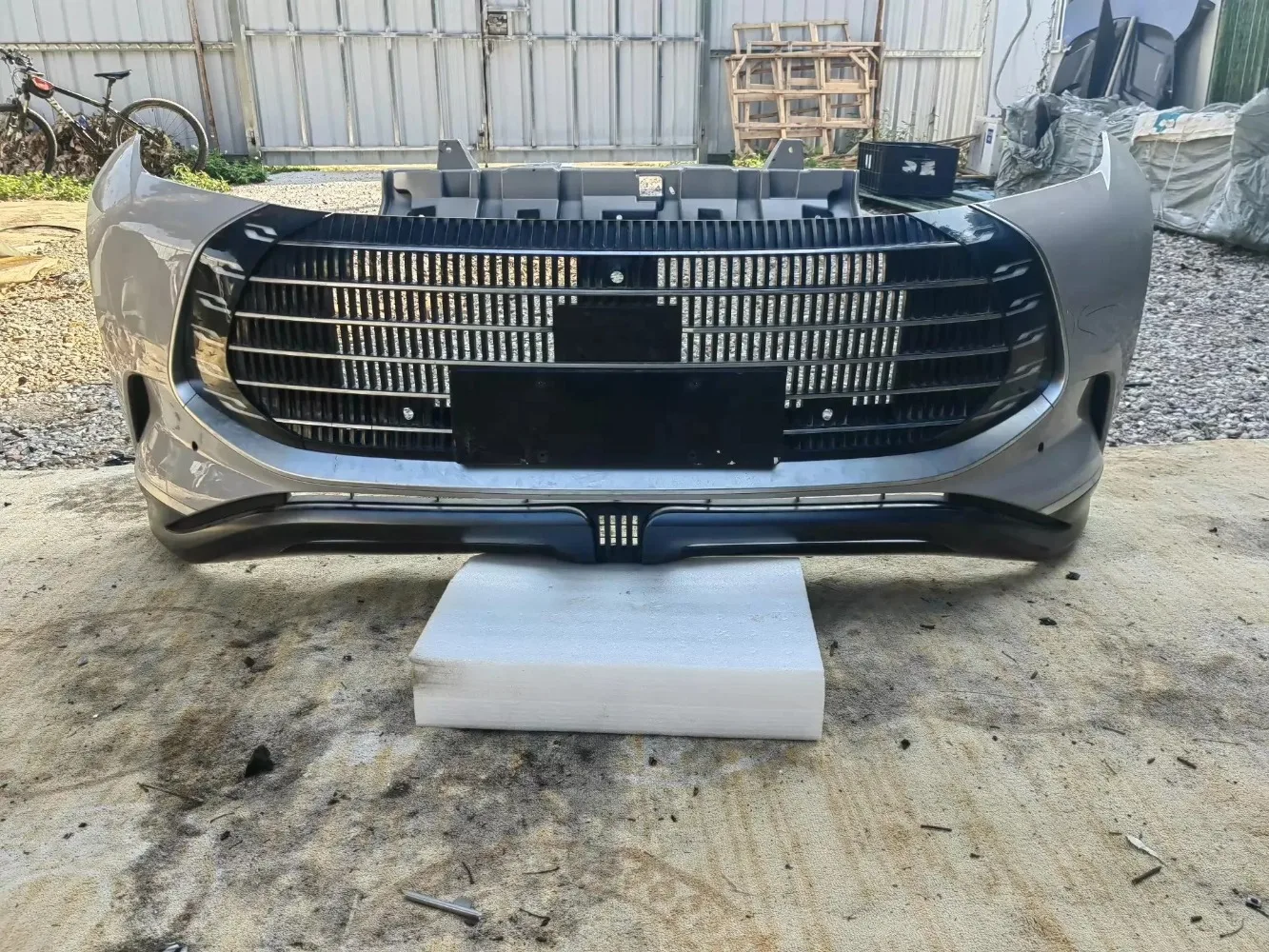 For BYD Frigate 07 Corvette 07 Front End Nose Cut Assembly Front Bumper with LED Headlight Grille Radiator Support Used Parts